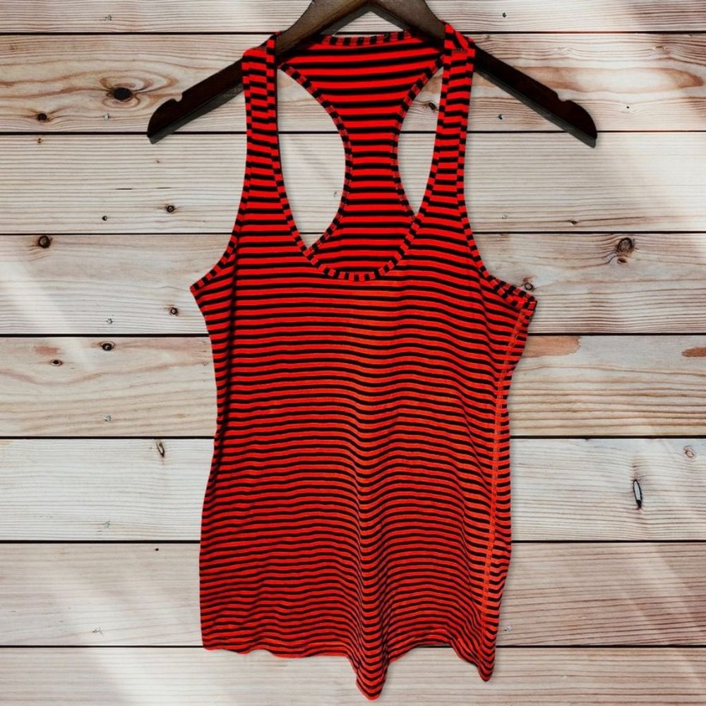 Lululemon Orange and Blue Tank Size 8
